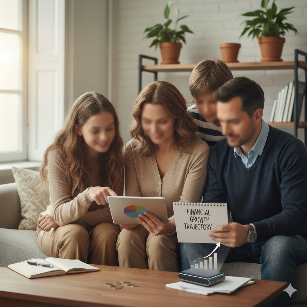 Parents supporting their Gen Z kids in Financial Literacy 